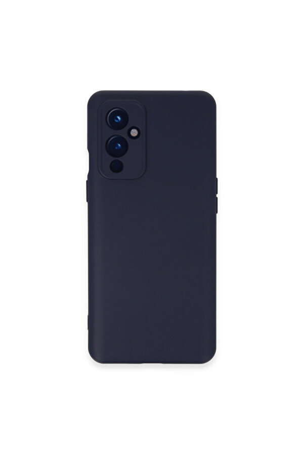 Evi̇mdeyokyok One Plus 9 Kılıf Nano İçi̇ Kadi̇fe Si̇li̇kon - Laci̇vert