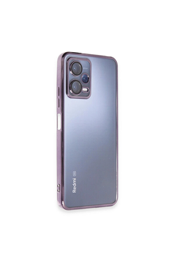 Evi̇mdeyokyok Xi̇aomi̇ Redmi̇ Note 12 5G Kılıf Razer Lensli̇ Si̇li̇kon - Mor
