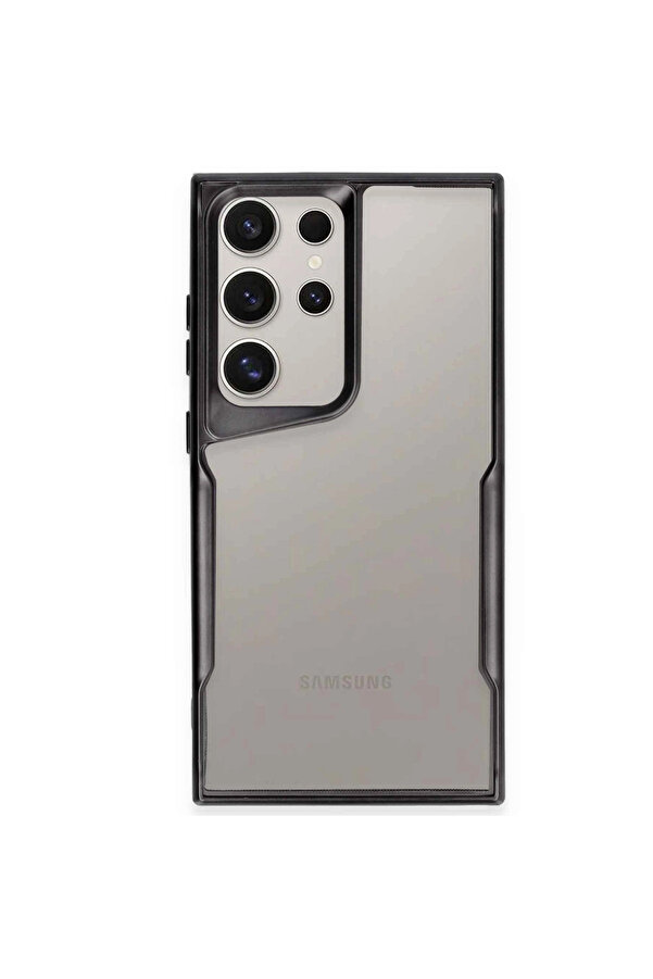 Evi̇mdeyokyok Samsung Galaxy S23 Ultra Kılıf Boyi̇ Si̇li̇kon Kapak - Si̇yah