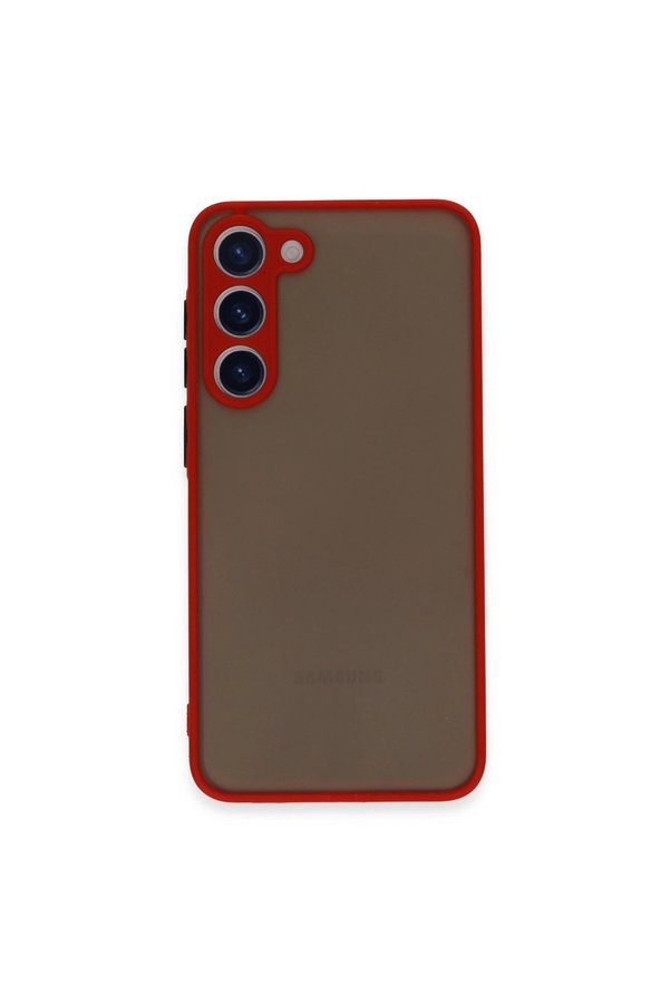 Evimdeyokyok Samsung Galaxy S23 Plus Kılıf Montreal Silikon Kapak - Kırmızı