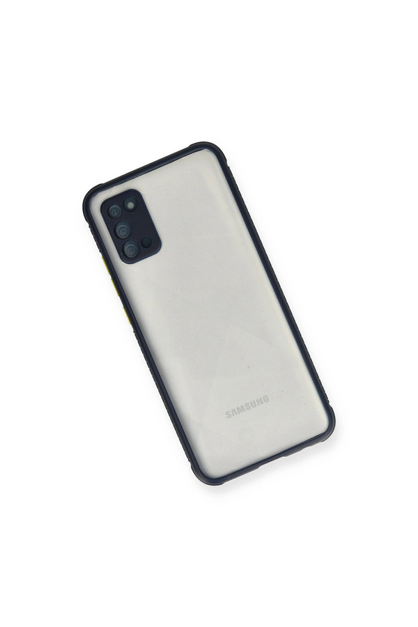 Evimdeyokyok Samsung Galaxy A02S Kılıf Miami Şeffaf Silikon - Lacivert