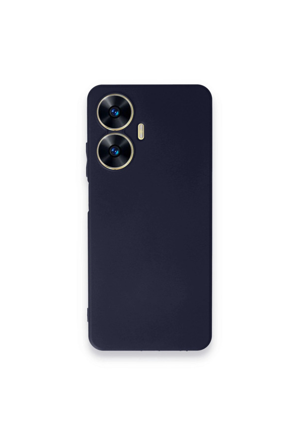 Evi̇mdeyokyok Realme C55 Kılıf Fi̇rst Si̇li̇kon - Laci̇vert