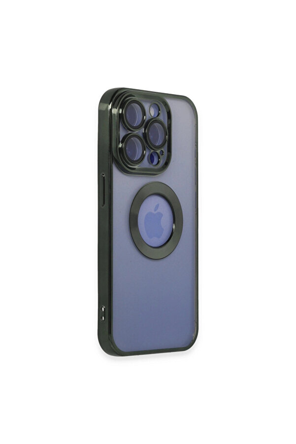 Evi̇mdeyokyok Apple İphone 15 Pro Max Kılıf Slot Si̇li̇kon - Köknar Yeşi̇li̇