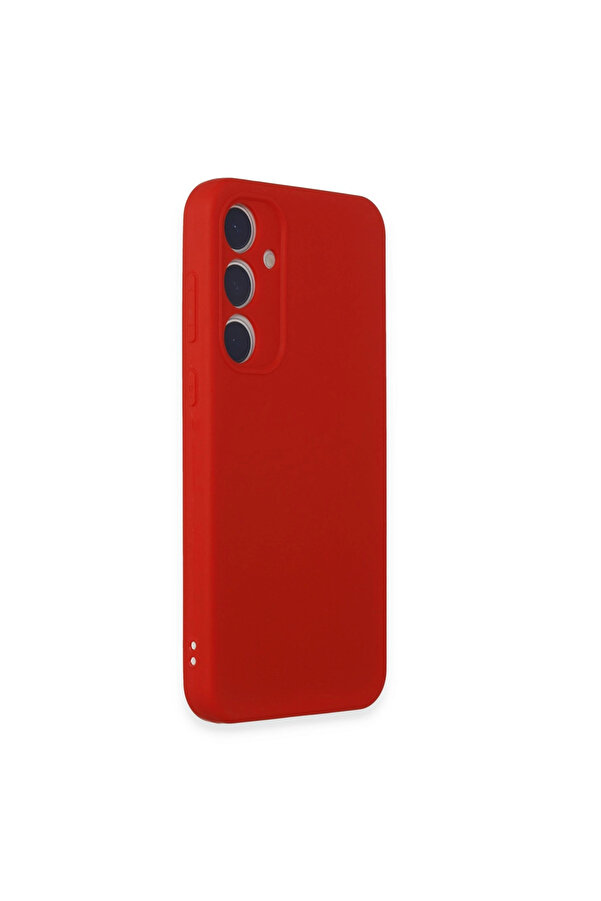 Evi̇mdeyokyok Samsung Galaxy A15 4G Kılıf Fi̇rst Si̇li̇kon - Kırmızı