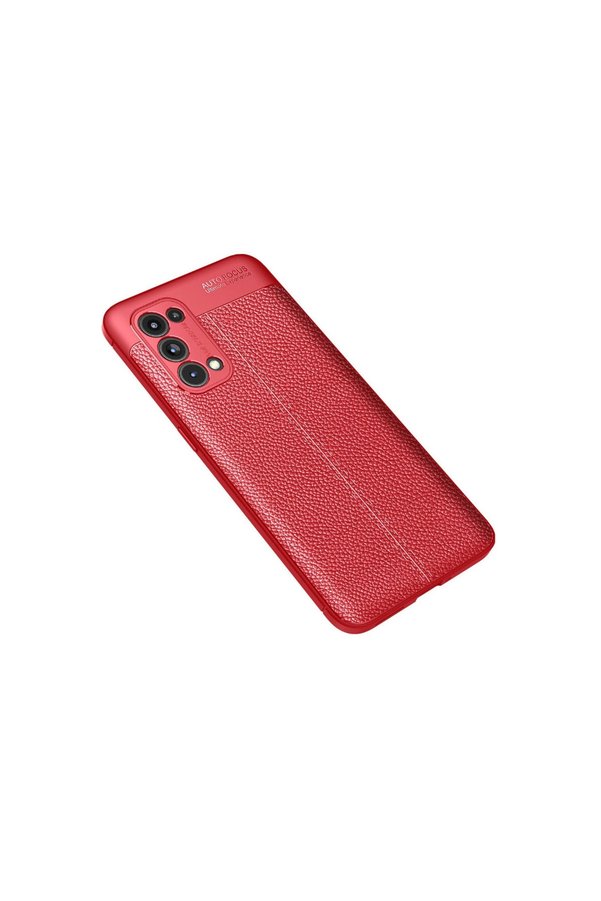 Evimdeyokyok Oppo Reno 5 Pro Kılıf Auto Focus Kapak - Kırmızı