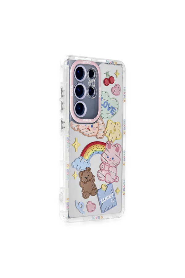 Evi̇mdeyokyok Samsung Galaxy S23 Ultra Kılıf Reflexi̇on Desenli̇ Kapak - Desen 4
