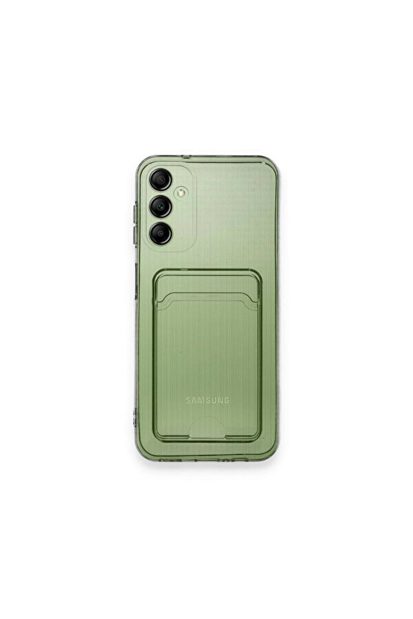 Evi̇mdeyokyok Samsung Galaxy M15 Kılıf Kart Şeffaf Si̇li̇kon - Şeffaf