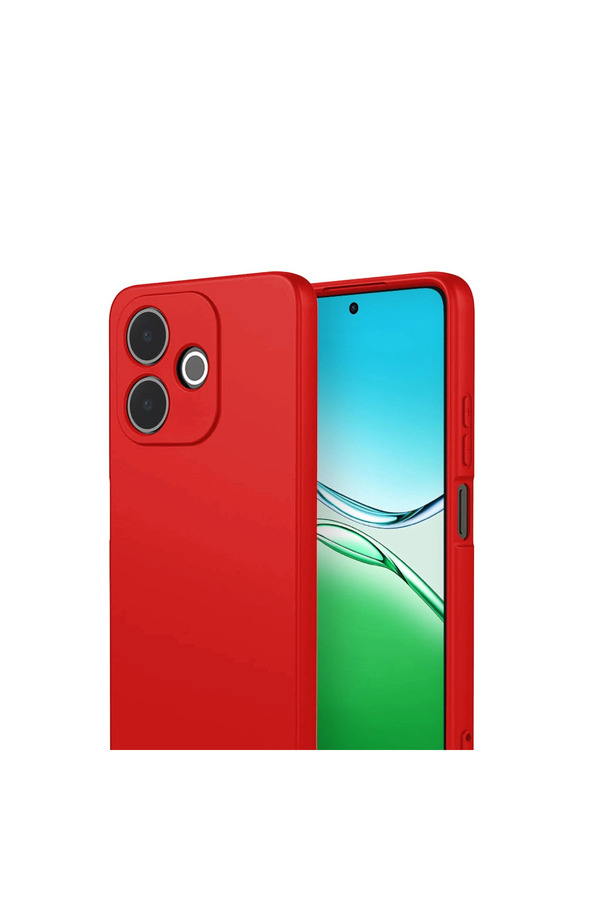 Evi̇mdeyokyok Oppo A5 Pro 4G Fi̇rst Si̇li̇kon - Kırmızı