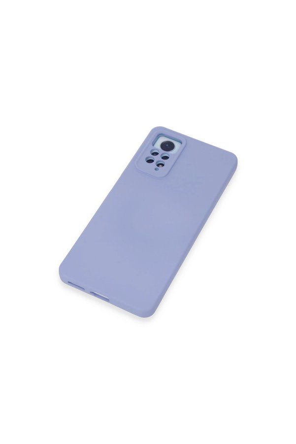 Evimdeyokyok Xiaomi Redmi Note 12 Pro 4G Kılıf Nano İçi Kadife Silikon - Lila