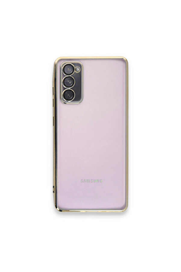 Evi̇mdeyokyok Samsung Galaxy S20 Fe Kılıf Razer Lensli̇ Si̇li̇kon - Gold