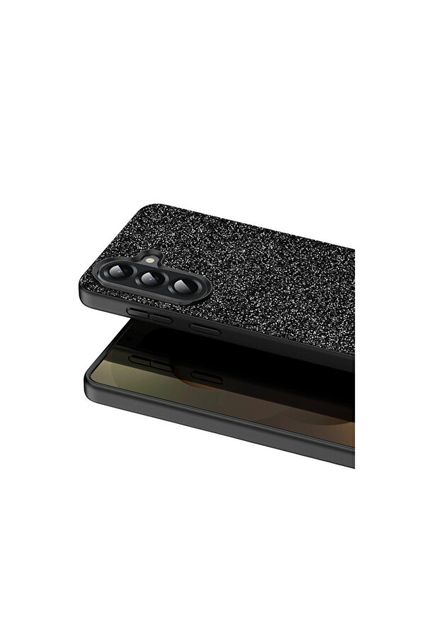 Evi̇mdeyokyok Onegi̇f Samsung Galaxy A17 5G Bri̇ght Si̇mli̇ Kapak - Si̇yah