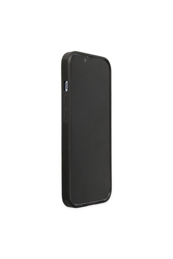 Evimdeyokyok Apple İphone 14 Pro Kılıf Mega Standlı Silikon - Siyah