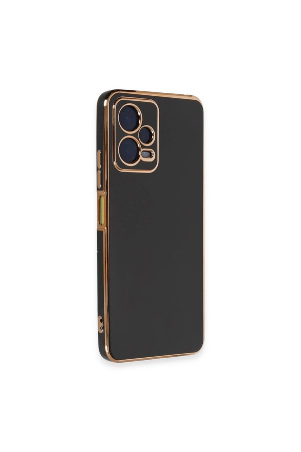Evimdeyokyok Xiaomi Poco X5 5G Kılıf Volet Silikon - Siyah