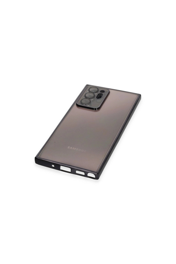 Evi̇mdeyokyok Samsung Galaxy Note 20 Ultra Kılıf Razer Lensli̇ Si̇li̇kon - Si̇yah