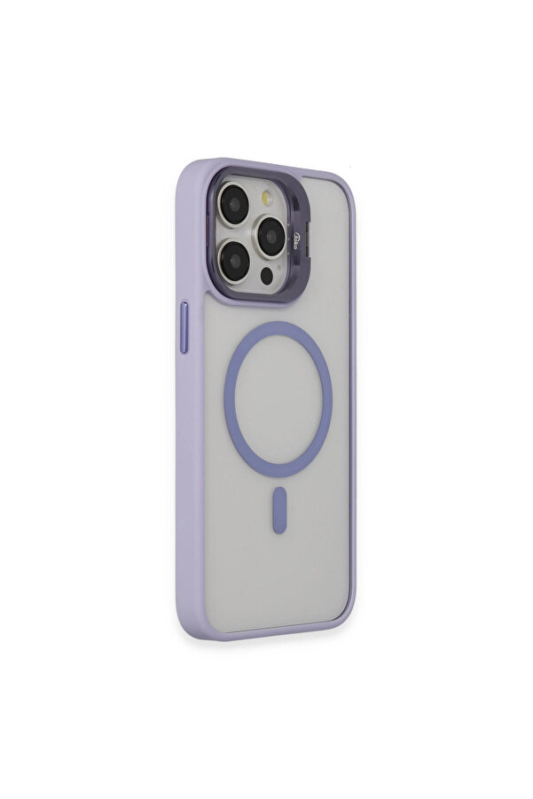Evi̇mdeyokyok Joko Apple İphone 15 Pro Max Kılıf Roblox Lens Magsafe Standlı Kapak - Li̇la