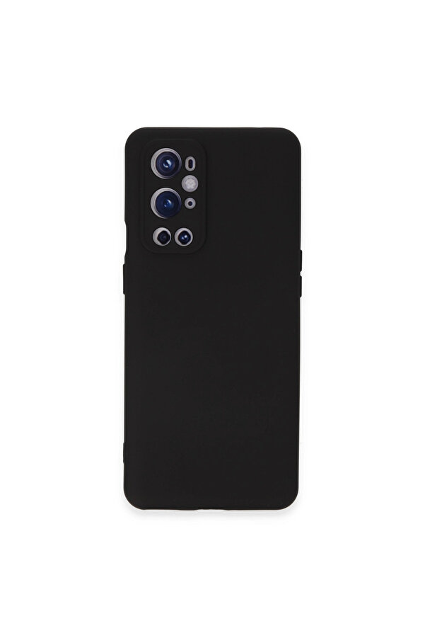 Evi̇mdeyokyok One Plus 9 Pro Kılıf Nano İçi̇ Kadi̇fe Si̇li̇kon - Si̇yah