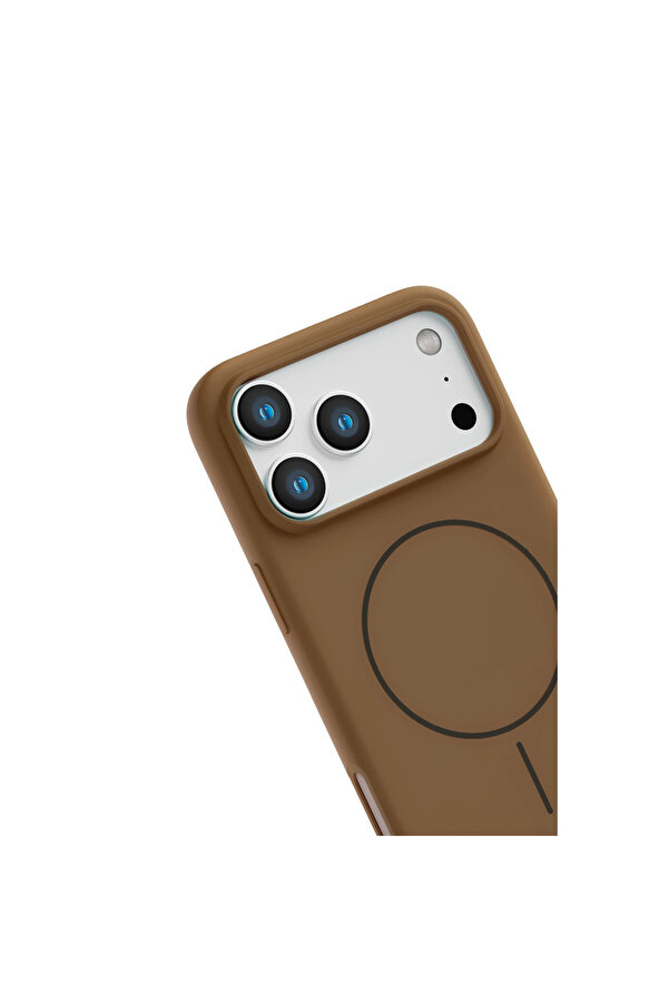 Evi̇mdeyokyok Joko Apple İphone 17 Pro Max Jully Magsafe Kapak - Kahverengi̇