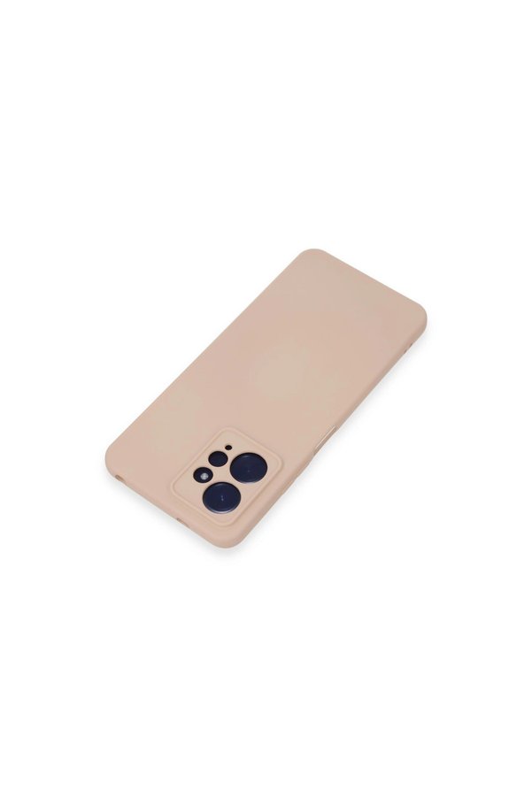 Evimdeyokyok Xiaomi Redmi Note 12 4G Kılıf Nano İçi Kadife Silikon - Pudra