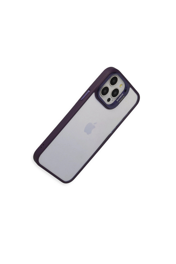 Evi̇mdeyokyok Joko Apple İphone 14 Pro Kılıf Roblox Lens Standlı Kapak - Mor