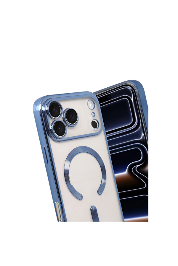 Evi̇mdeyokyok Apple İphone 17 Pro Kross Magneti̇csafe Kapak - Si̇erra Blue
