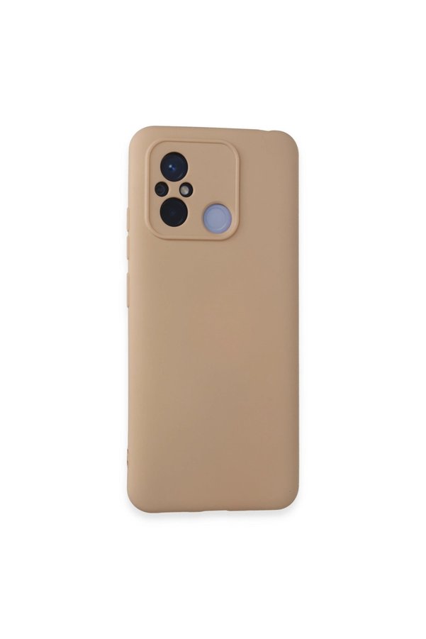Evimdeyokyok Xiaomi Redmi 12C Kılıf Nano İçi Kadife Silikon - Pudra