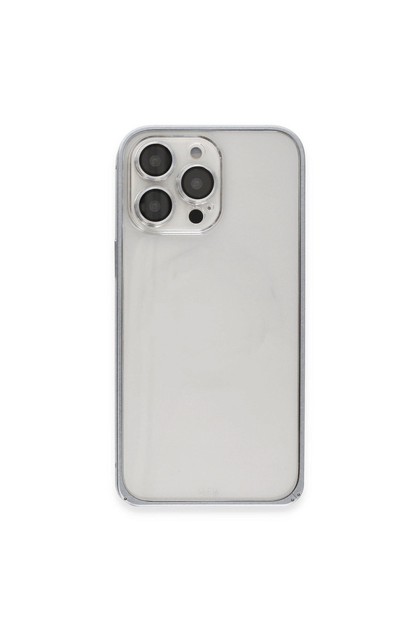 Evi̇mdeyokyok Joko Apple İphone 15 Pro Metal Bumper Mat Kapak - Gri̇