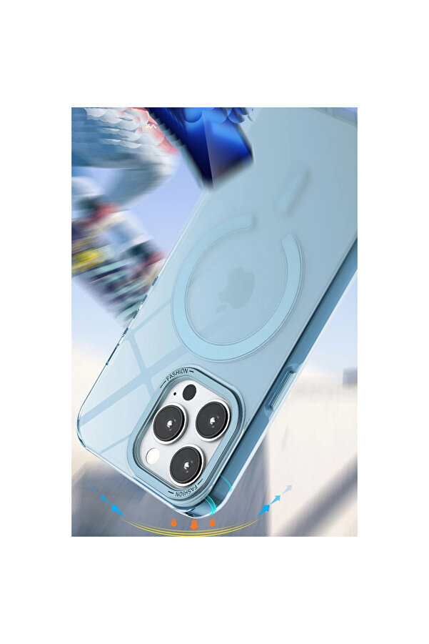 Evi̇mdeyokyok Apple İphone 14 Pro Kılıf Troy Magsafe Kapak - Mor