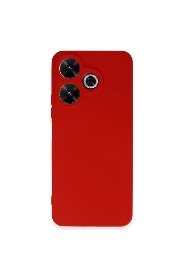 Evimdeyokyok Xiaomi Redmi 13 4G Kılıf First Silikon - Kırmızı