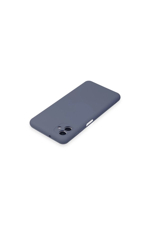Evimdeyokyok Samsung Galaxy A04E Kılıf Nano İçi Kadife Silikon - Gri