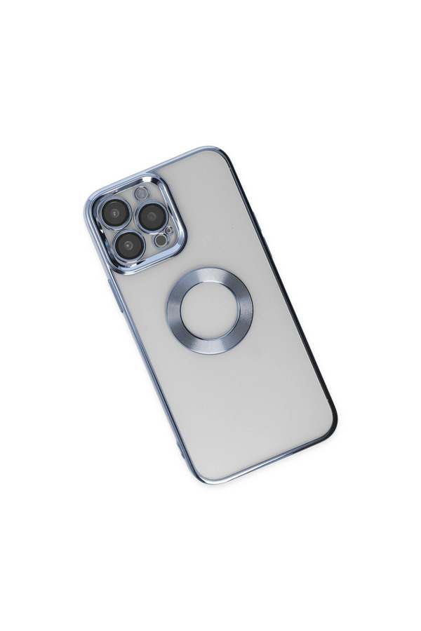 Evi̇mdeyokyok Apple İphone 14 Pro Kılıf Slot Si̇li̇kon - Si̇erra Blue