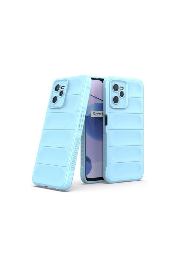 Evimdeyokyok Realme C35 Kılıf Optimum Silikon - Sky Blue