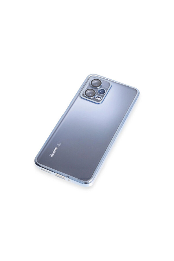 Evi̇mdeyokyok Xi̇aomi̇ Redmi̇ Note 12 5G Kılıf Razer Lensli̇ Si̇li̇kon - Açık Mavi̇