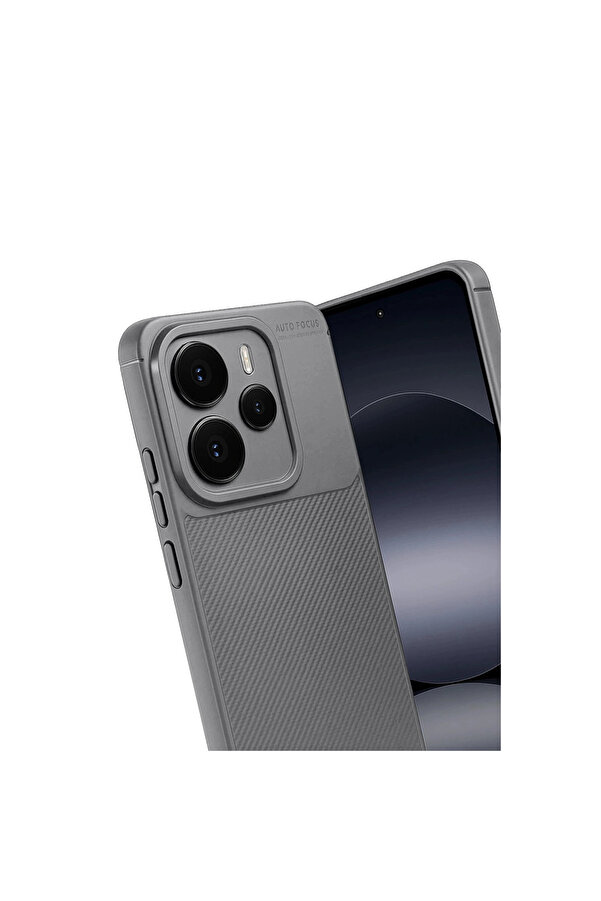 Evi̇mdeyokyok Xi̇aomi̇ Note 14 5G Auto Focus Karbon Kapak - Gri̇