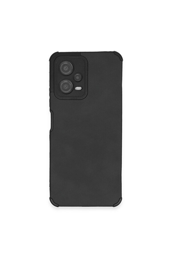 Evi̇mdeyokyok Xi̇aomi̇ Redmi̇ Note 12 5G Kılıf Loop Deri̇ Si̇li̇kon - Si̇yah