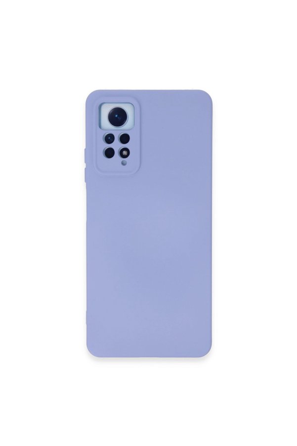 Evimdeyokyok Xiaomi Redmi Note 12 Pro 4G Kılıf Nano İçi Kadife Silikon - Lila