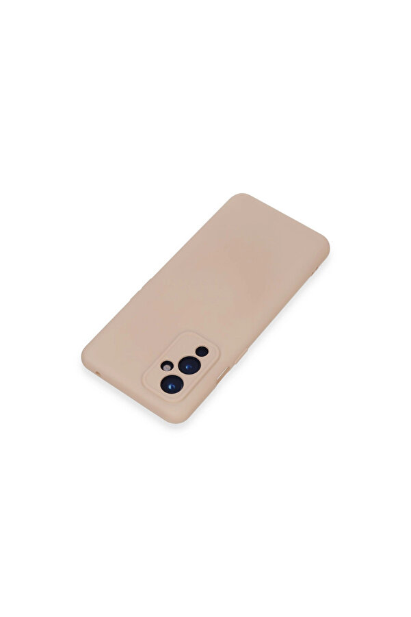 Evi̇mdeyokyok One Plus 9 Kılıf Nano İçi̇ Kadi̇fe Si̇li̇kon - Pudra