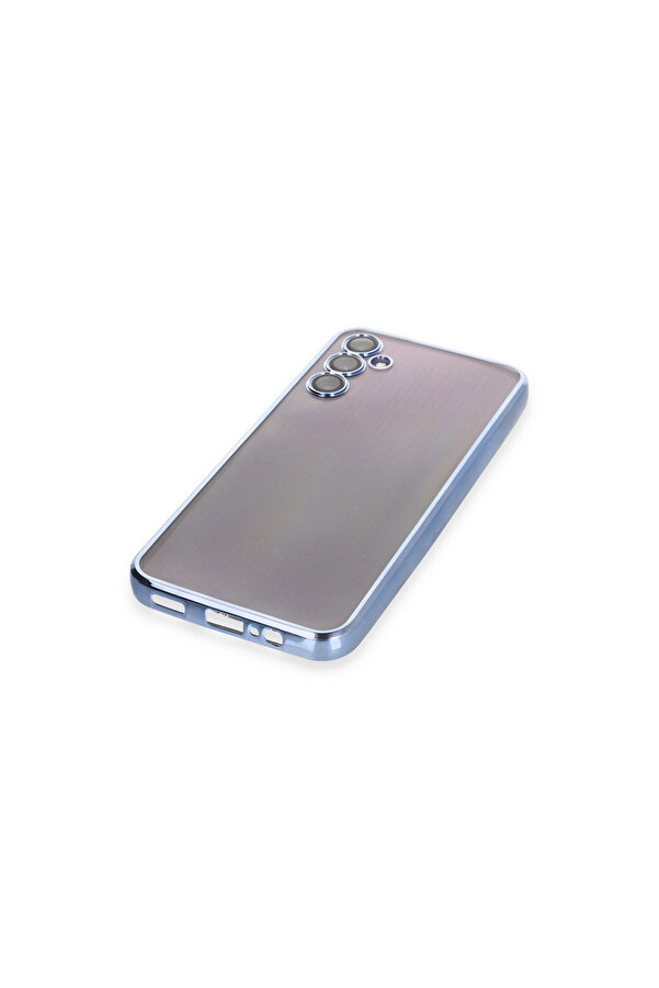 Evi̇mdeyokyok Samsung Galaxy A14 4G Kılıf Razer Lensli̇ Si̇li̇kon - Açık Mavi̇