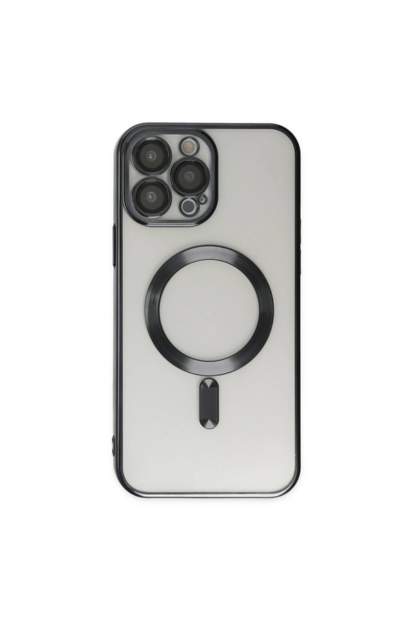 Evi̇mdeyokyok Apple İphone 14 Pro Kılıf Kross Magneti̇csafe Kapak - Si̇yah