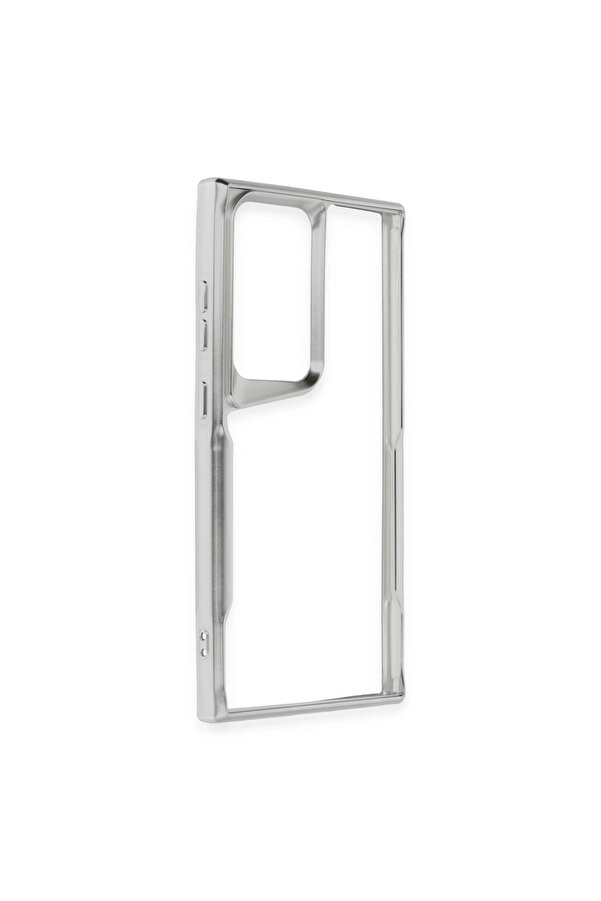 Evi̇mdeyokyok Samsung Galaxy S24 Ultra Kılıf Boyi̇ Si̇li̇kon Kapak - Gümüş