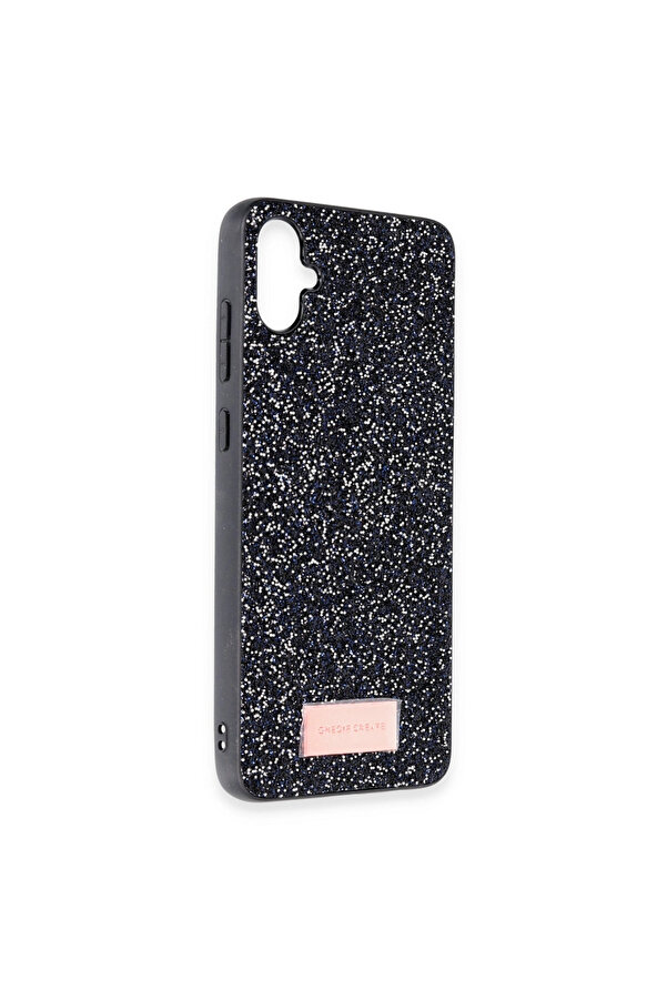 Evi̇mdeyokyok Onegi̇f Samsung Galaxy A05 Bri̇ght Si̇mli̇ Kapak - Si̇yah