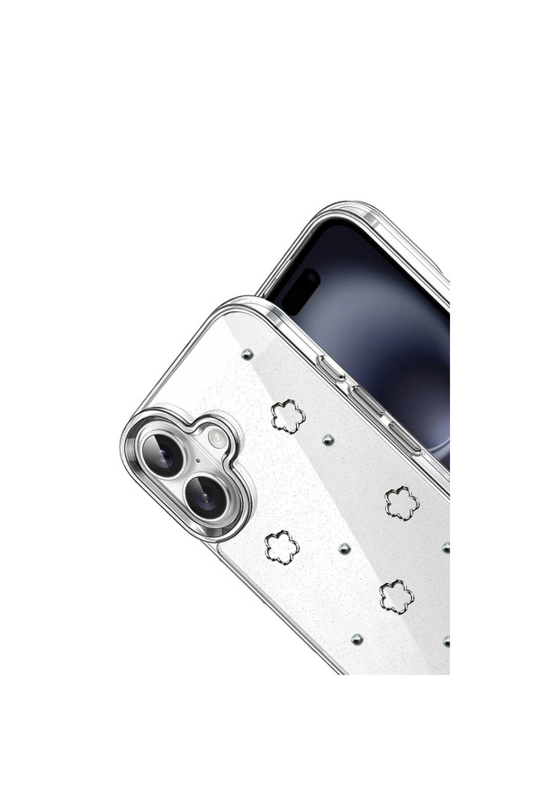Evi̇mdeyokyok Apple İphone 16 Plus Fi̇yonk Desenli̇ Kapak - Desen 2