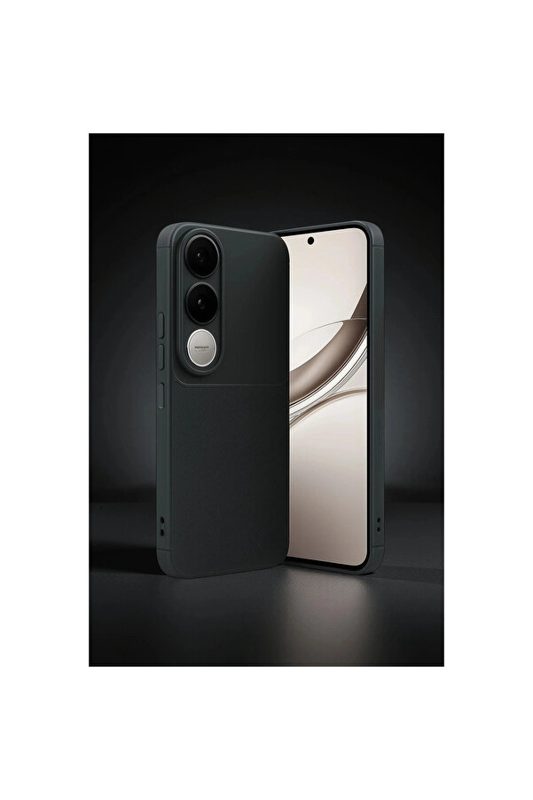 Evi̇mdeyokyok Vi̇vo V50 Li̇te 4G Auto Focus Karbon Kapak - Gri̇
