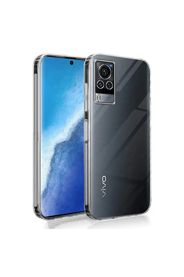 Evi̇mdeyokyok Vi̇vo V30 5G Kılıf Lüx Şeffaf Si̇li̇kon