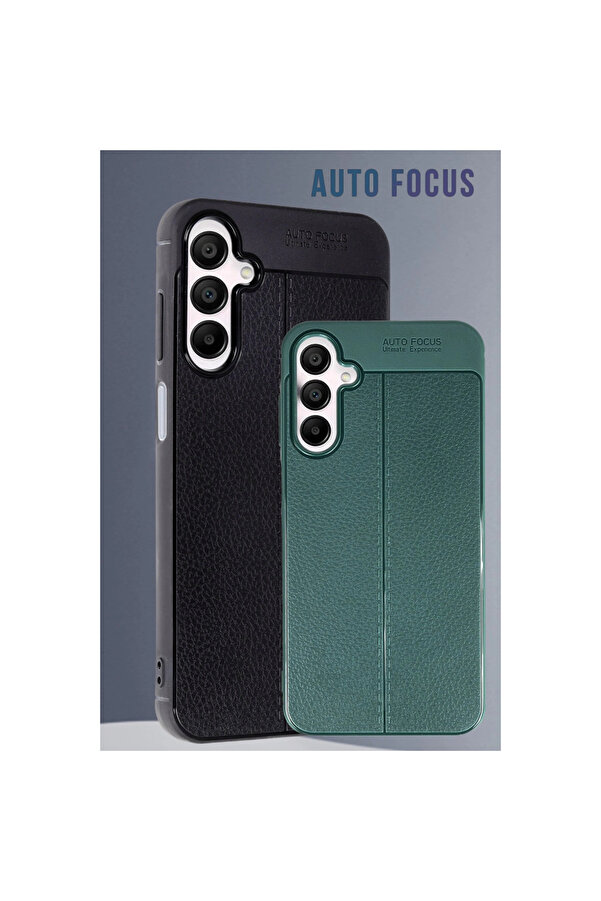 Evi̇mdeyokyok Samsung Galaxy A25 5G Kılıf Auto Focus Kapak - Koyu Yeşi̇l