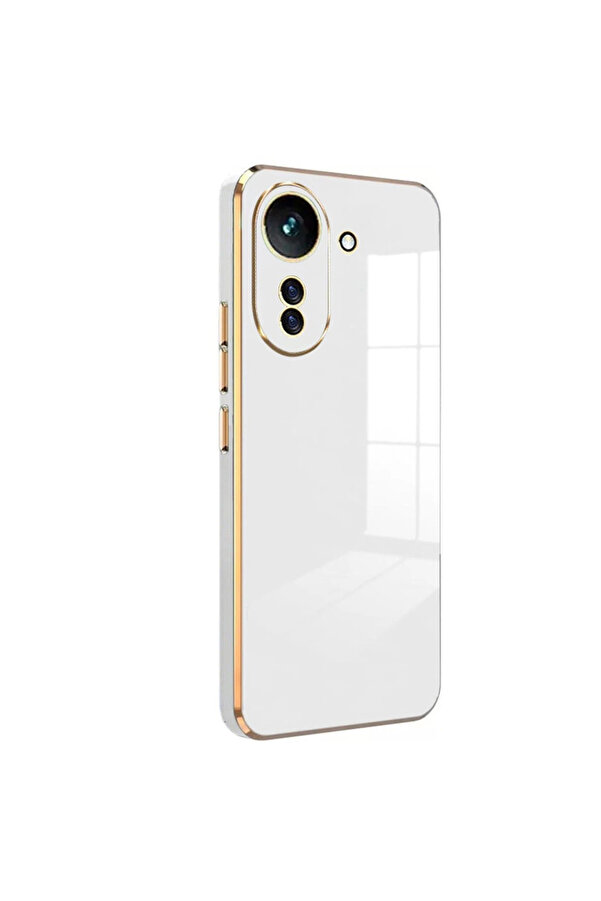 Evi̇mdeyokyok Xi̇aomi̇ Redmi̇ 13C Kılıf Volet Si̇li̇kon - Beyaz