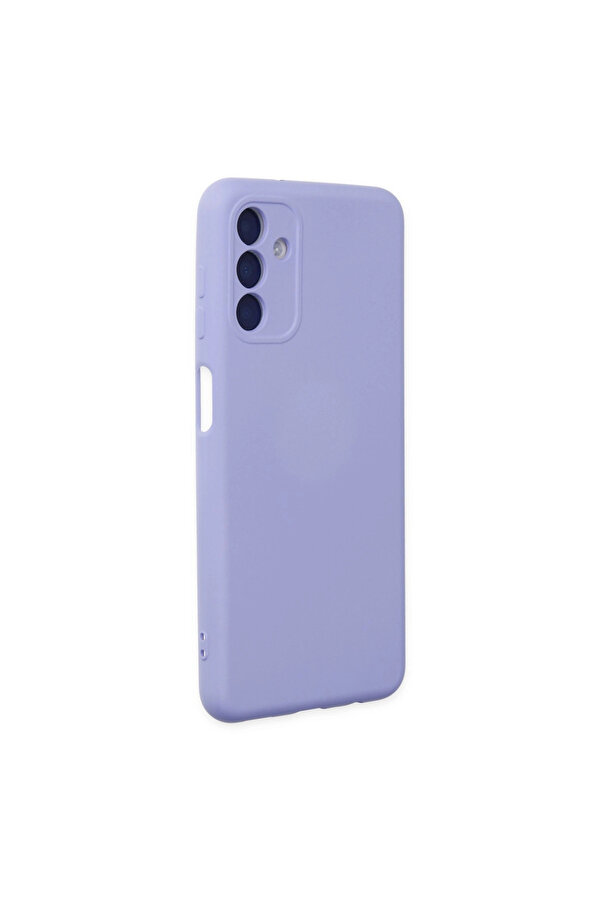 Evi̇mdeyokyok Samsung Galaxy A04S Kılıf Nano İçi̇ Kadi̇fe Si̇li̇kon - Li̇la