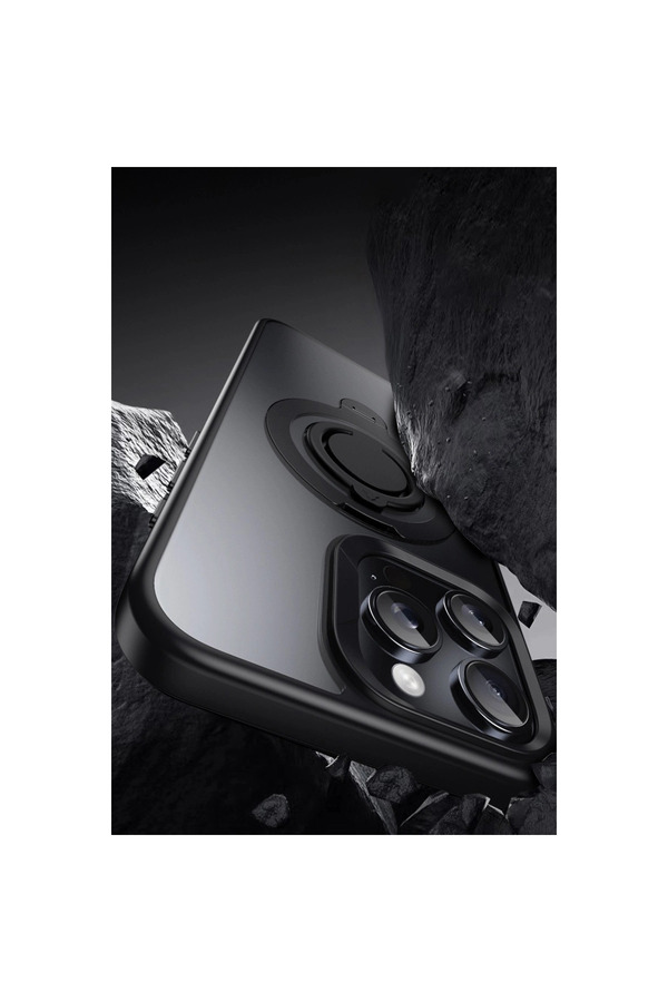 Evi̇mdeyokyok Joko Apple İphone 16 Plus Avatar 360 Dönen Magsafe Kapak - Si̇yah