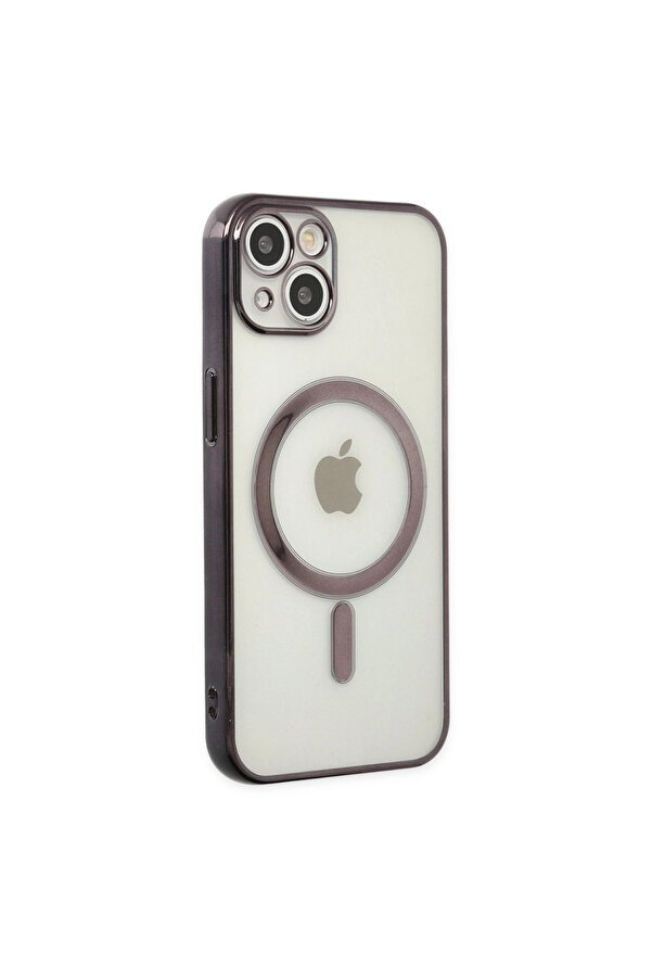 Evi̇mdeyokyok Apple İphone 14 Plus Kılıf Magneti̇csafe Lazer Si̇li̇kon - Si̇yah