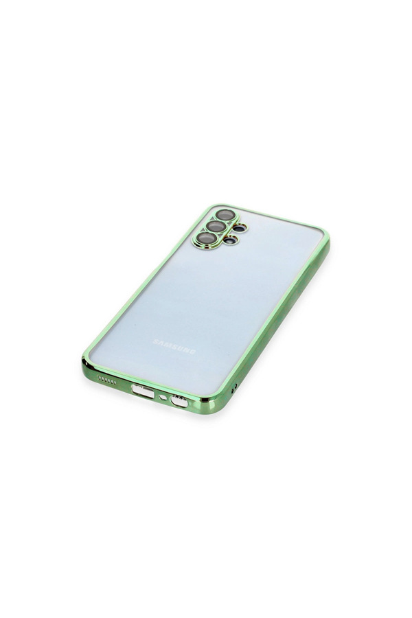 Evi̇mdeyokyok Samsung Galaxy A13 4G Kılıf Razer Lensli̇ Si̇li̇kon - Yeşi̇l