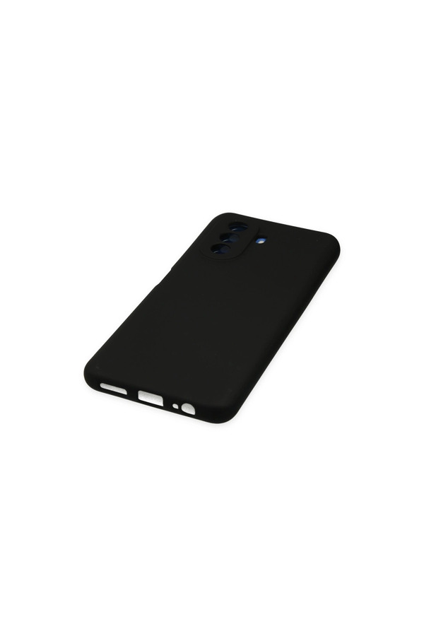 Evi̇mdeyokyok Huawei̇ Nova Y70 Kılıf Nano İçi̇ Kadi̇fe Si̇li̇kon - Si̇yah